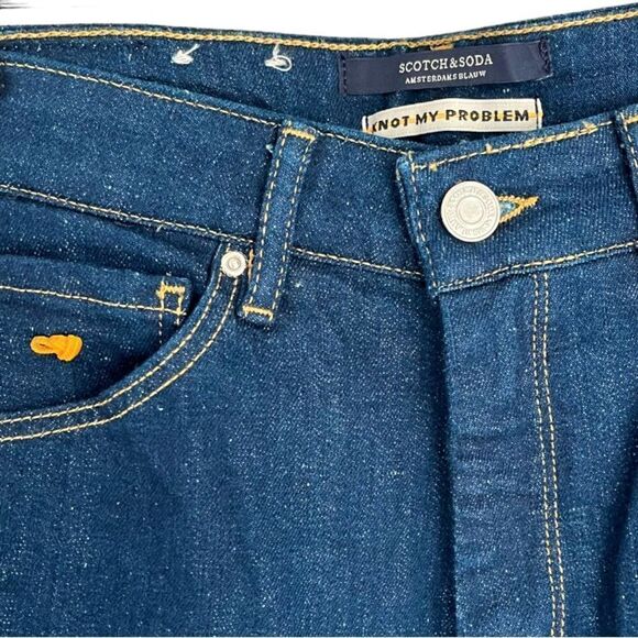 SCOTCH & SODA | Knot My Problem Hi-Rise Skinny Jeans (26) - Picture 4 of 5